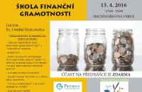 Škola finanční gramotnosti 13.4.2016